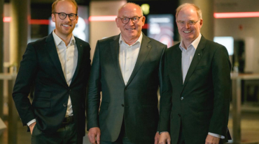 Da sinistra, Max Viessmann, Martin Viessmann e Joachim Janssen