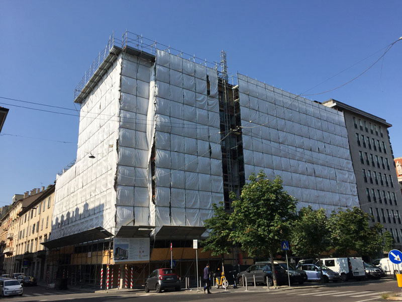 I lavori di riqualificazione per Bastioni Porta Nuova, a Milano